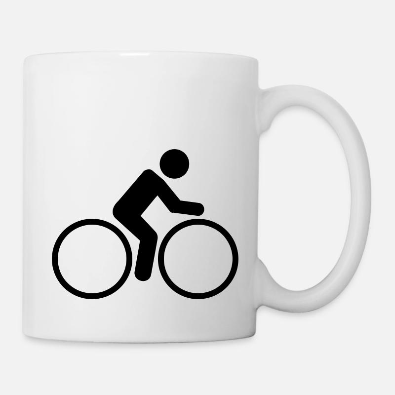 Fahrrad - Tasse - Weiß