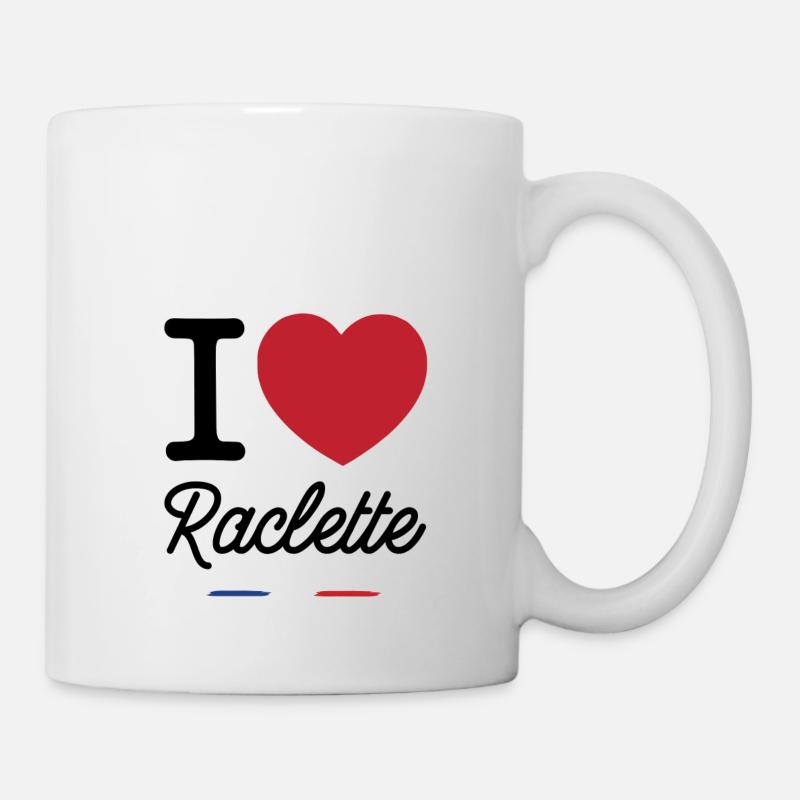 I love raclette - Mug blanc - blanc