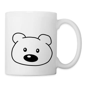 Bear Head - Mug - white - Right