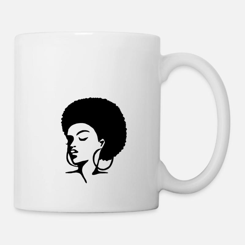 Afro women style - Mug - white