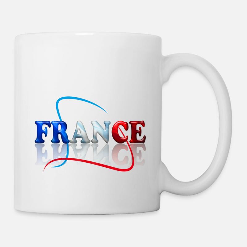 Arabesken Frankreich - Tasse - Weiß