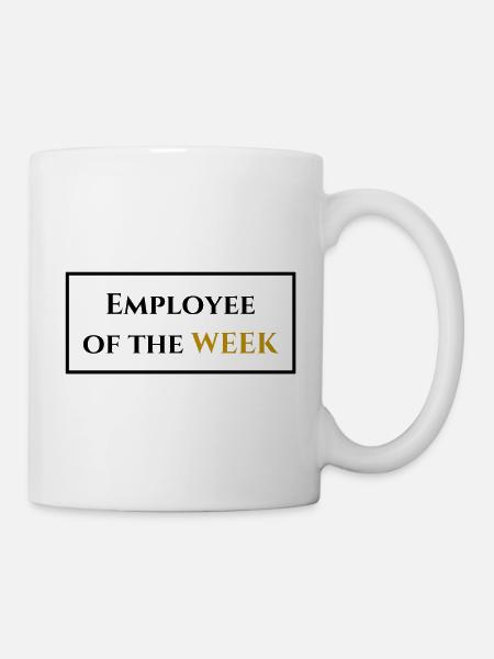 Employé de la semaine - Mug blanc - blanc
