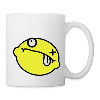 Dead Lemon Smiley - Mug blanc - blanc - Droite