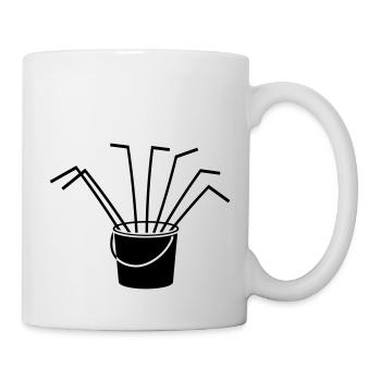 eimersaufen_f1 - Tasse - Weiß - Rechts