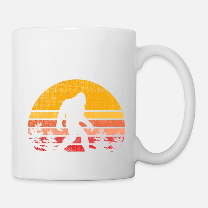 Bigfoot Retro - Mug blanc - blanc