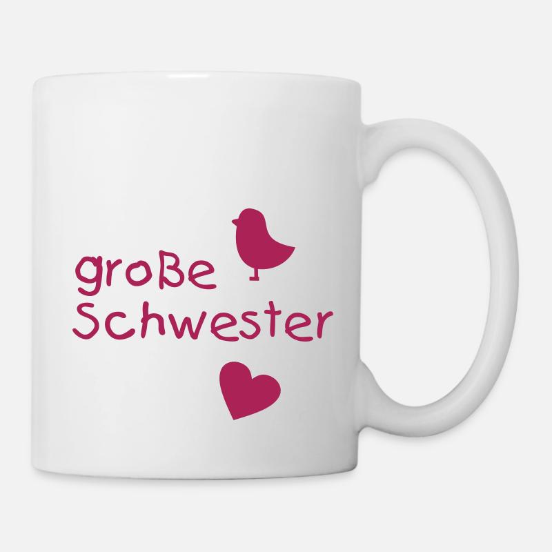 Große Schwester - Tasse - Weiß