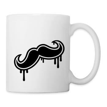 Moustache - Mug - white - Right