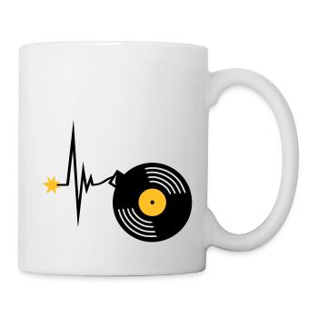 Heartbeat Vinyl Party Bomb - Mug - white - Right