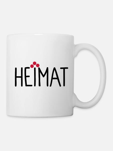 Heimat - Tasse - Weiß