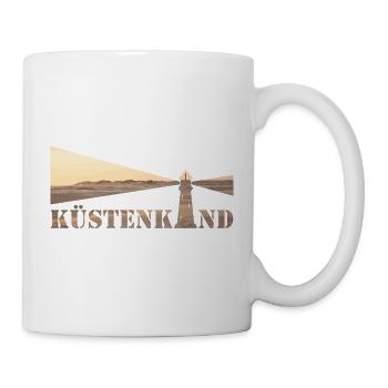 Coastal lighthouse - Mug - white - Right