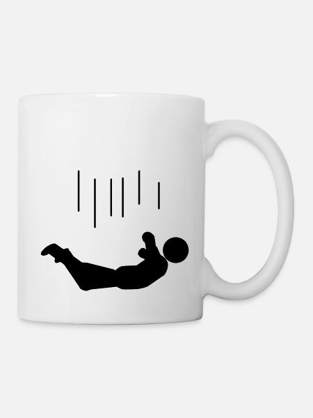 fliegen - Tasse - Weiß