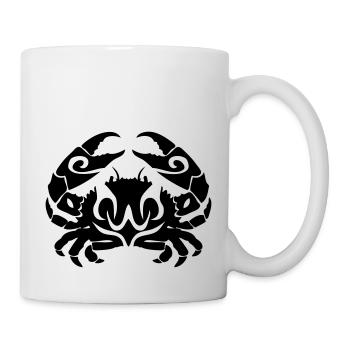 Stammes-Krabben 1 - Tasse - Weiß - Rechts
