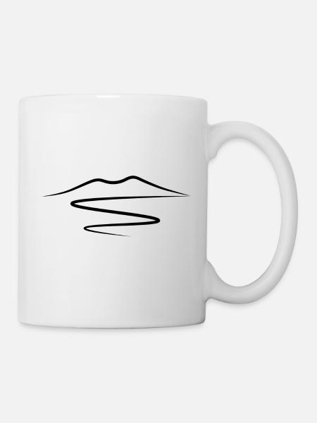Vésuve - Mug blanc - blanc