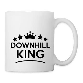 downhill king stars - Tasse - Weiß - Rechts