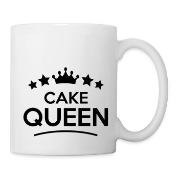 cake queen stars - Mug - white - Right