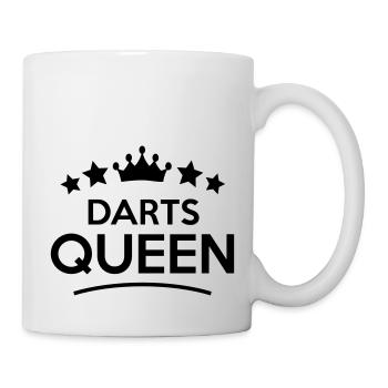 darts queen stars - Tasse - Weiß - Rechts