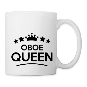oboe queen stars - Tasse - Weiß - Rechts