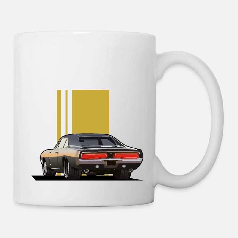 MuscleCar - Mug blanc - blanc