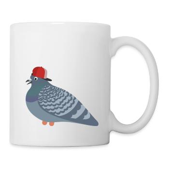 Cool Pigeon Friend - Tasse - Weiß - Rechts