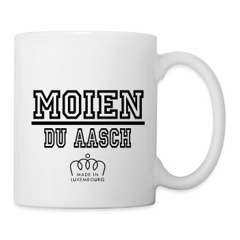 moien - Tasse - Weiß - Rechts