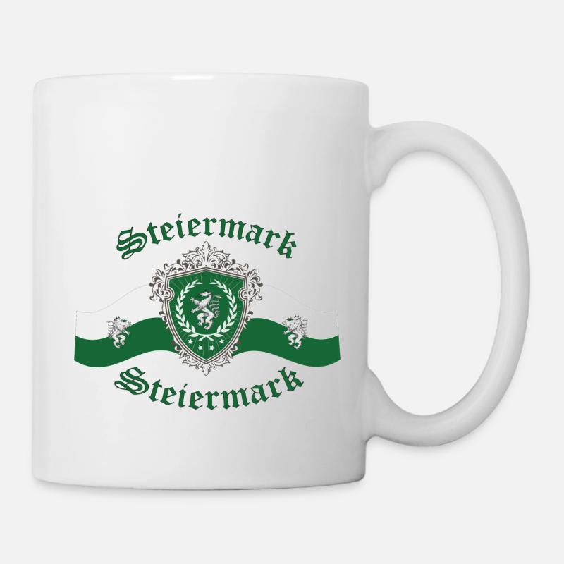 Steiermark Wappen - Tasse - Weiß