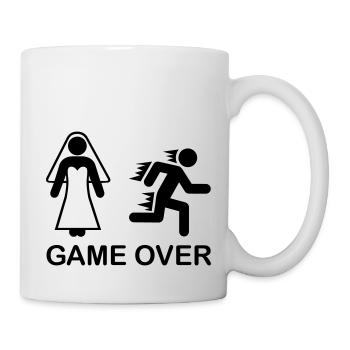 game_over_wedding_f1 - Mug blanc - blanc - Droite