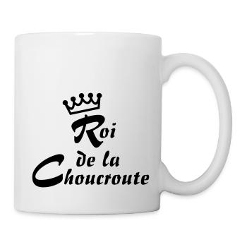 roi choucroute - Mug blanc - blanc - Droite
