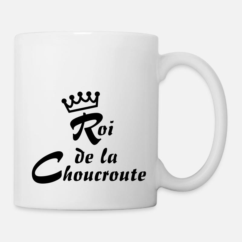 roi choucroute - Mug blanc - blanc