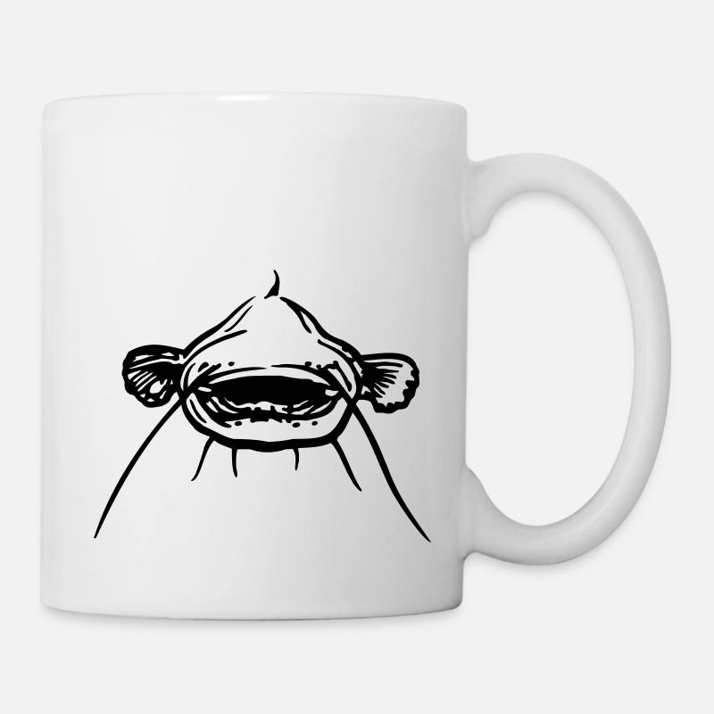 wels_von_vorne - Mug - white