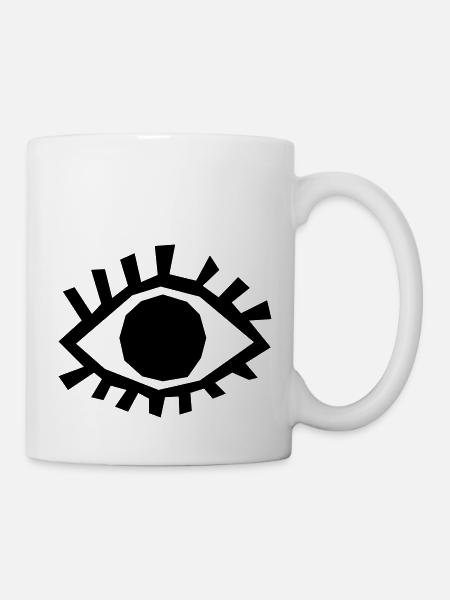Auge - Tasse - Weiß