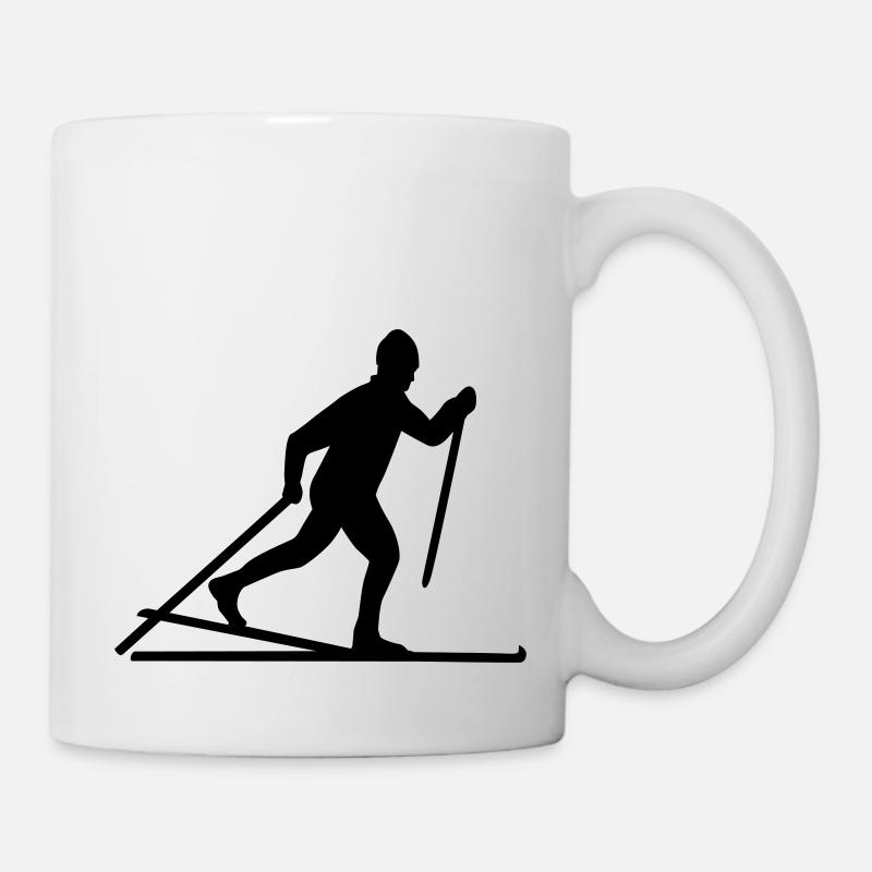 Sci di fondo - Tazza - bianco