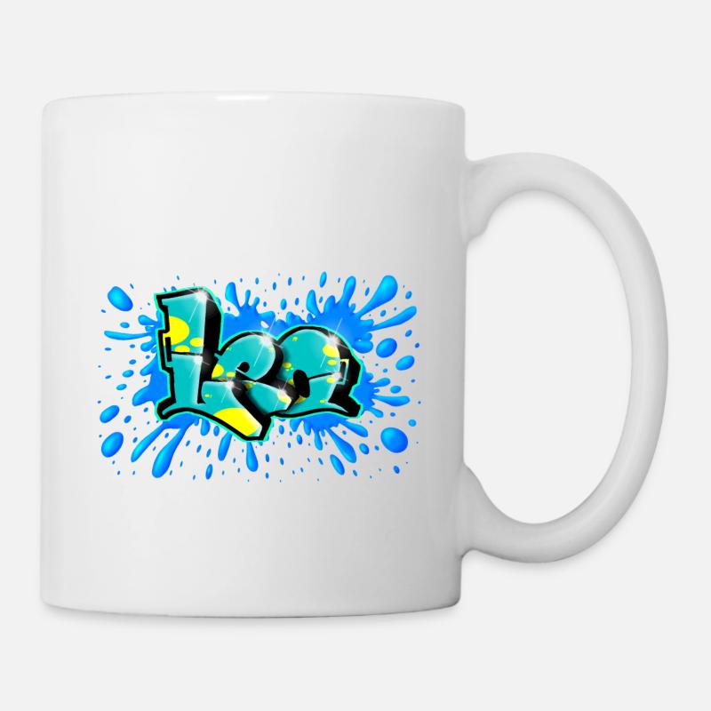 LEO Graffiti Print - Mug - white