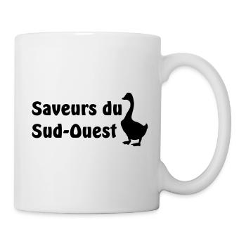 saveurs sud-ouest - Mug blanc - blanc - Droite