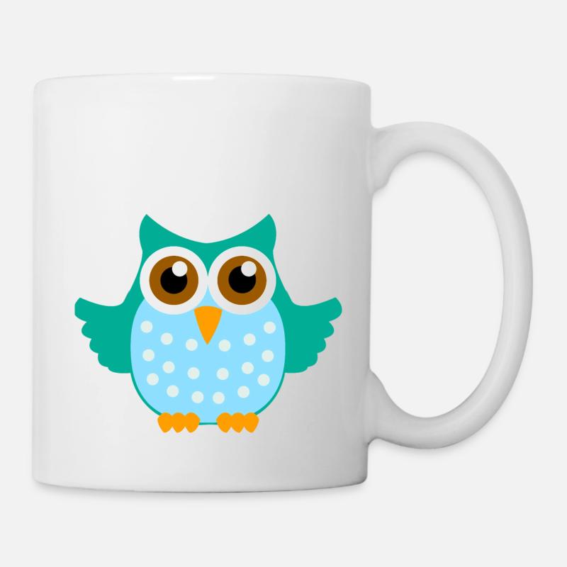 Eule - Tasse - Weiß