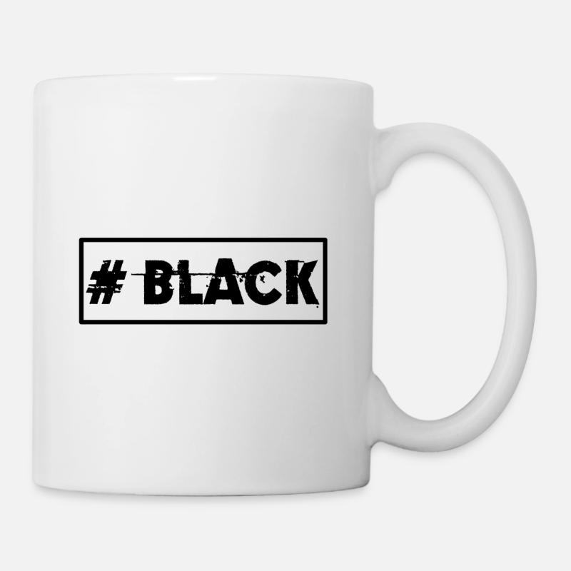 # Noir - Mug blanc - blanc