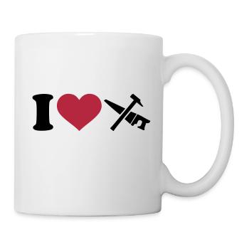 Werkzeug - Tasse - Weiß - Rechts