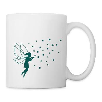 elfe_sterne - Tasse - Weiß - Rechts