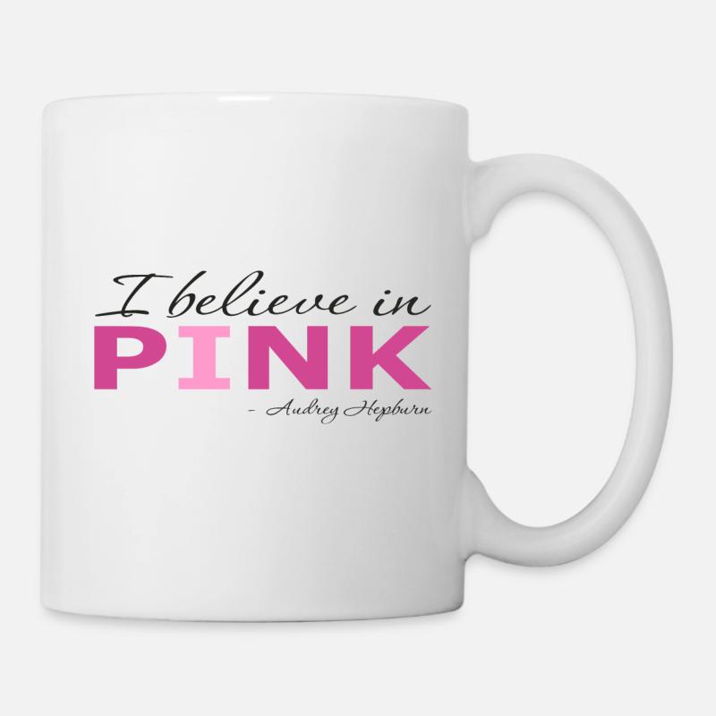 Je crois au rose - Mug blanc - blanc