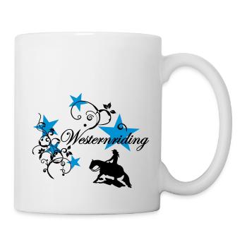 Westernriding Slider Tribal Sterne - Tasse - Weiß - Rechts
