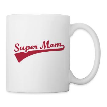 Super Mom - Mug blanc - blanc - Droite