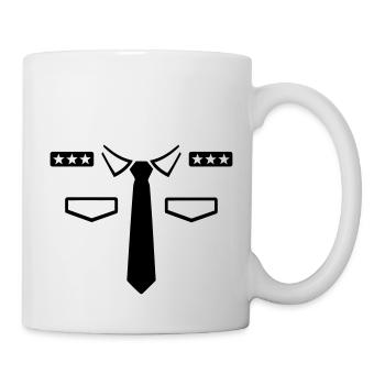 Police - Mug blanc - blanc - Droite