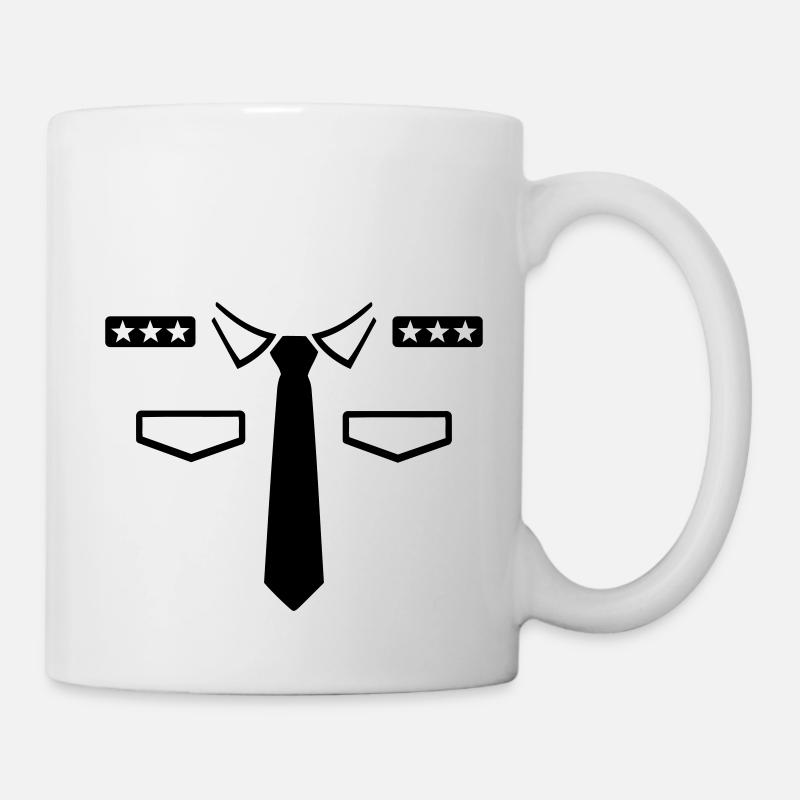 Polizei - Tasse - Weiß
