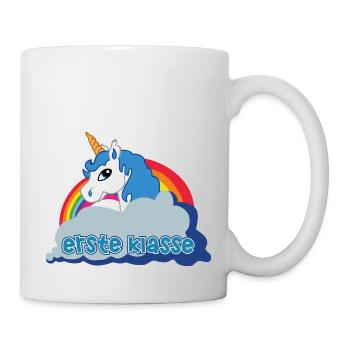 Erste Klasse! (Always be you) - Tasse - Weiß - Rechts