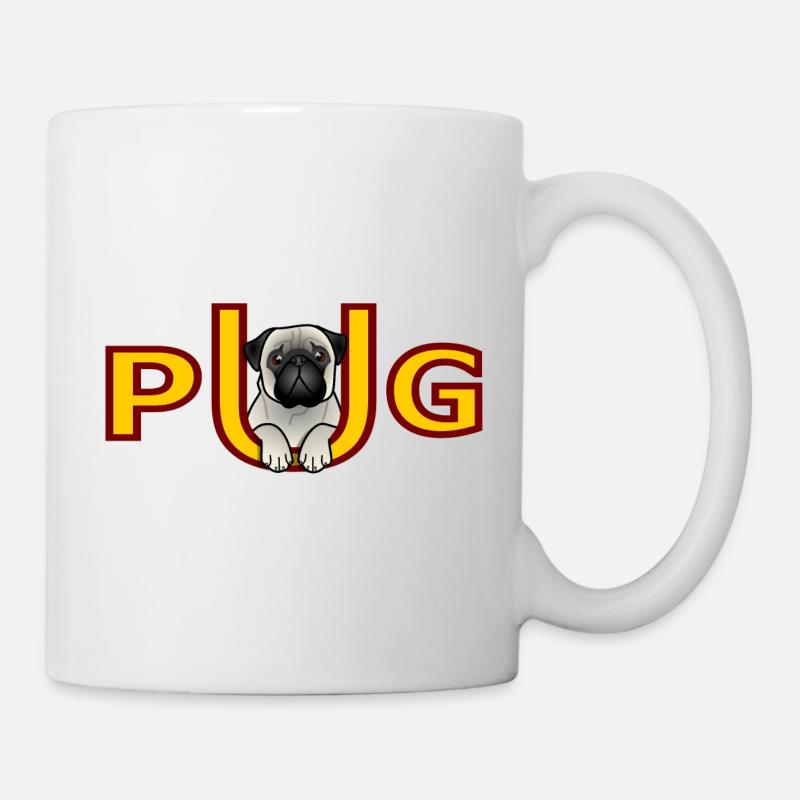 PUG - pug - Mug - white