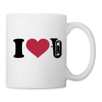 Tuba - Tasse - Weiß - Rechts