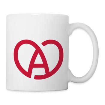 Alsace Coeur_V1 - Mug blanc - blanc - Droite
