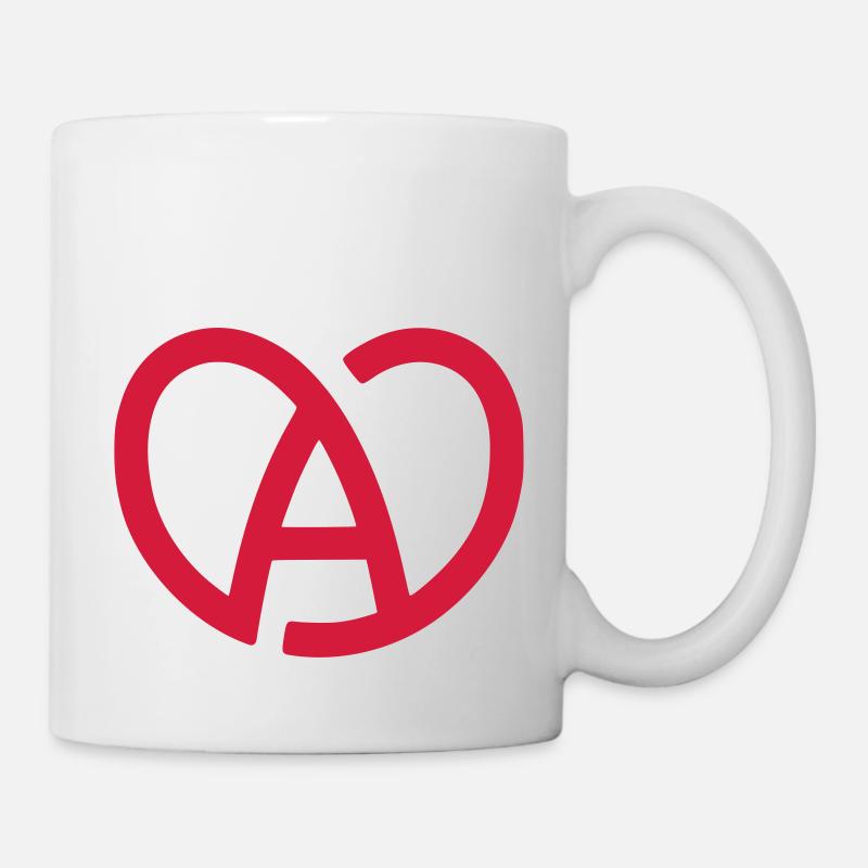 Alsace Coeur_V1 - Mug blanc - blanc