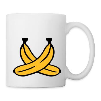 Banane - Tasse - Weiß - Rechts
