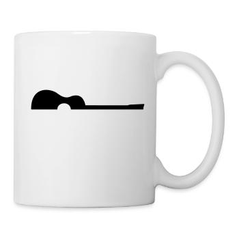 guitare - Mug blanc - blanc - Droite