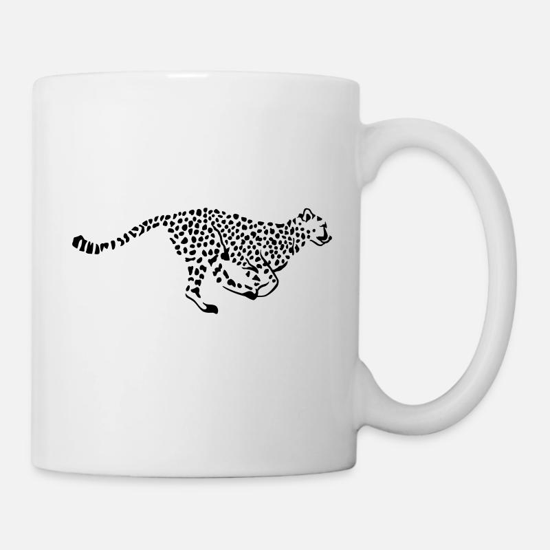 Leopard - Tasse - Weiß